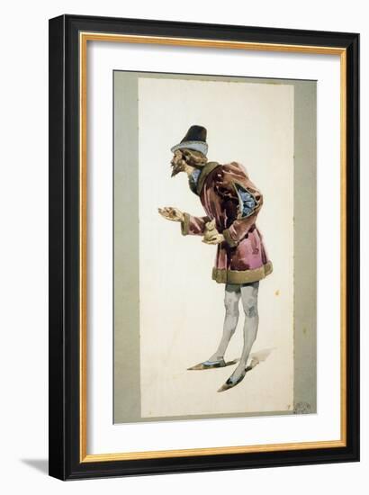 Costume Sketch-Adolfo Hohenstein-Framed Giclee Print