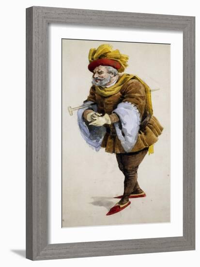 Costume Sketch-Adolfo Hohenstein-Framed Giclee Print