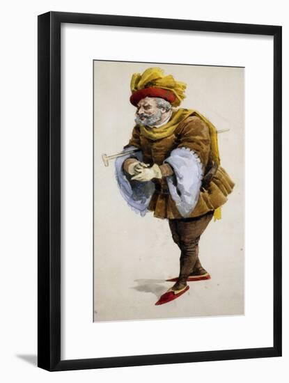 Costume Sketch-Adolfo Hohenstein-Framed Giclee Print