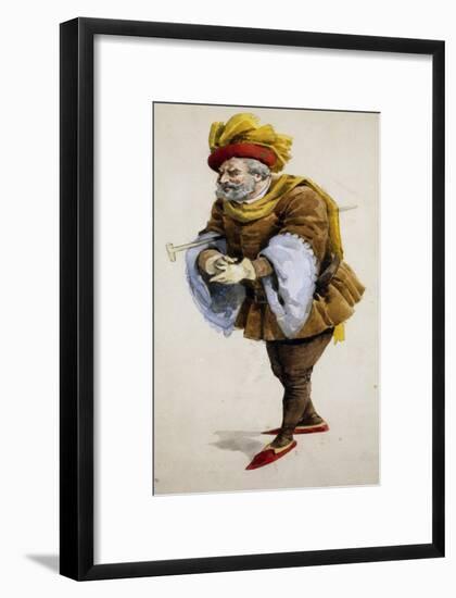 Costume Sketch-Adolfo Hohenstein-Framed Giclee Print