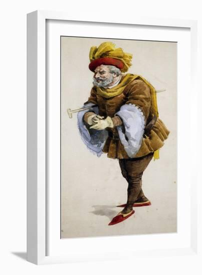 Costume Sketch-Adolfo Hohenstein-Framed Giclee Print