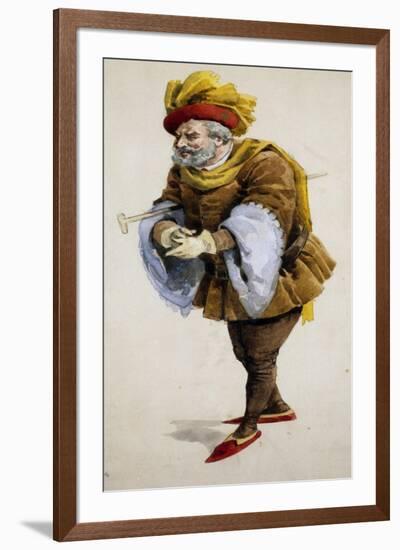 Costume Sketch-Adolfo Hohenstein-Framed Giclee Print