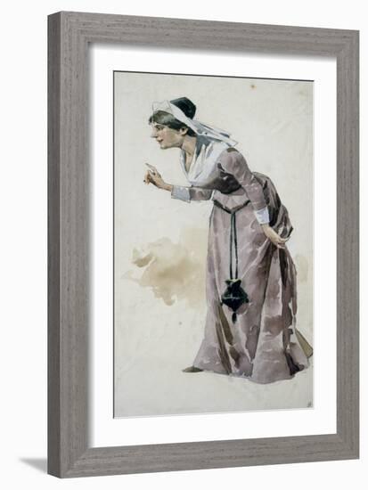 Costume Sketch-Adolfo Hohenstein-Framed Giclee Print