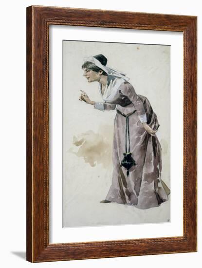 Costume Sketch-Adolfo Hohenstein-Framed Giclee Print