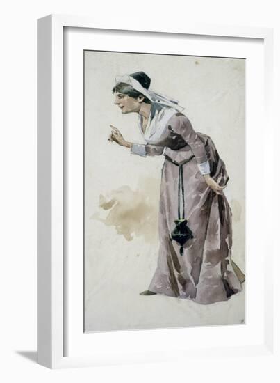 Costume Sketch-Adolfo Hohenstein-Framed Giclee Print