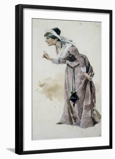 Costume Sketch-Adolfo Hohenstein-Framed Giclee Print