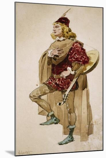 Costume Sketch-Adolfo Hohenstein-Mounted Premium Giclee Print