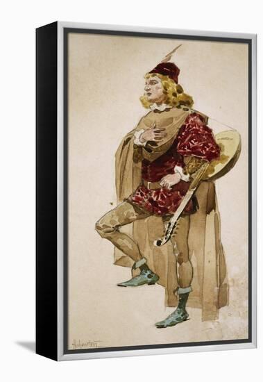 Costume Sketch-Adolfo Hohenstein-Framed Premier Image Canvas