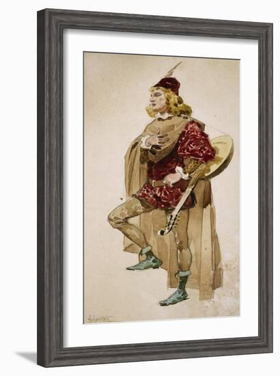 Costume Sketch-Adolfo Hohenstein-Framed Giclee Print