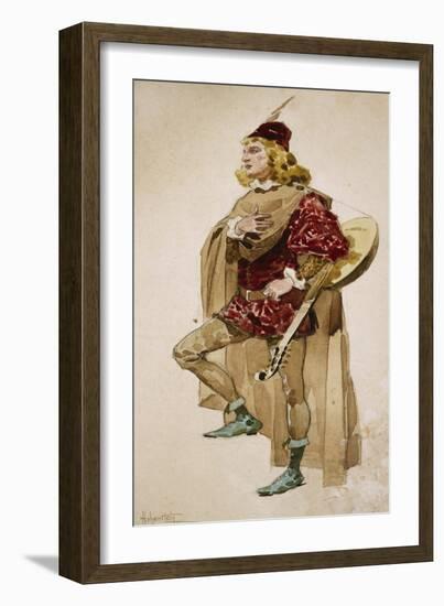 Costume Sketch-Adolfo Hohenstein-Framed Giclee Print