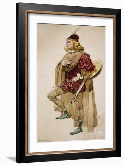 Costume Sketch-Adolfo Hohenstein-Framed Giclee Print