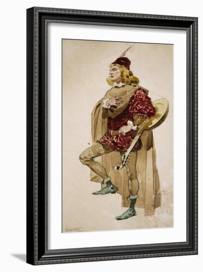 Costume Sketch-Adolfo Hohenstein-Framed Giclee Print