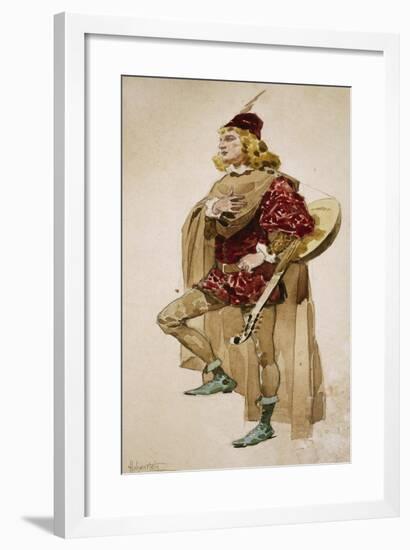 Costume Sketch-Adolfo Hohenstein-Framed Giclee Print