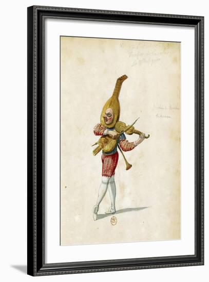 Costume Sketch-Jean Berain the Elder-Framed Giclee Print