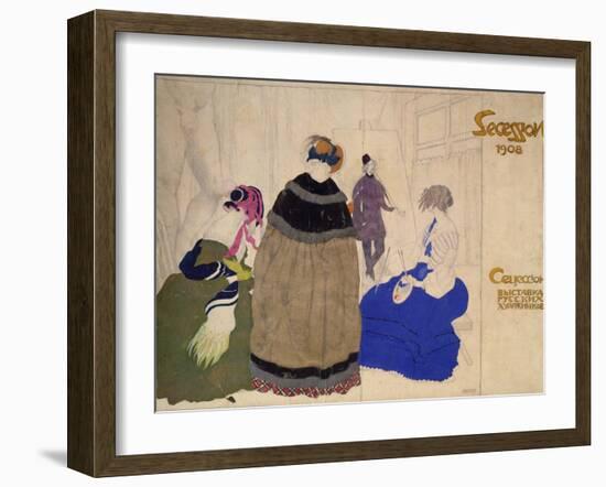 Costume Studies (W/C)-Leon Bakst-Framed Giclee Print