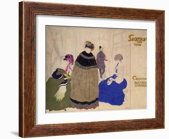 Costume Studies (W/C)-Leon Bakst-Framed Giclee Print