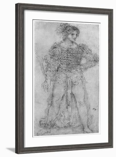 Costume Study, 1954-Leonardo da Vinci-Framed Giclee Print