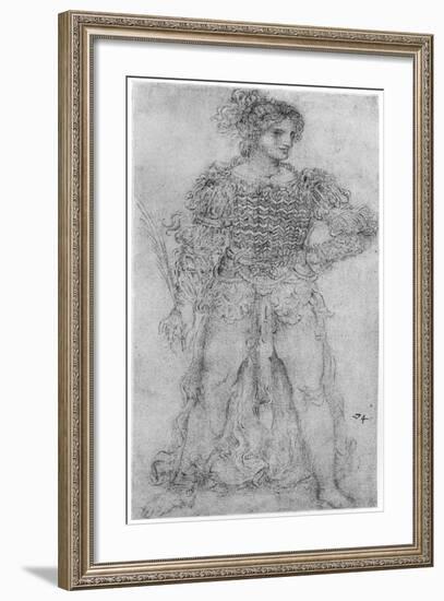 Costume Study, 1954-Leonardo da Vinci-Framed Giclee Print