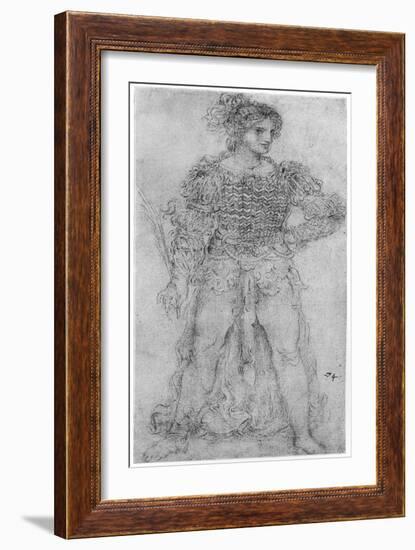 Costume Study, 1954-Leonardo da Vinci-Framed Giclee Print