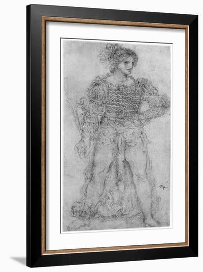 Costume Study, 1954-Leonardo da Vinci-Framed Giclee Print