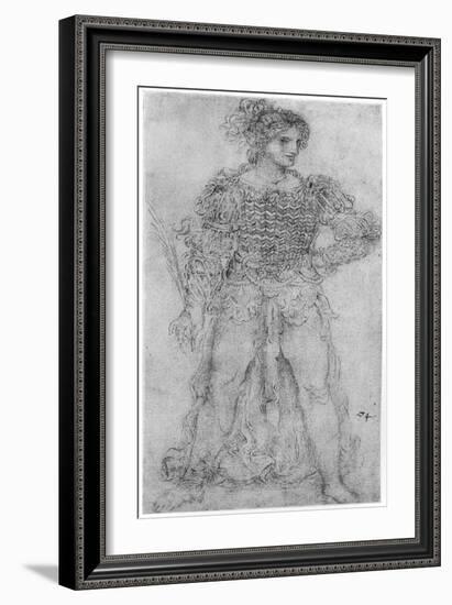Costume Study, 1954-Leonardo da Vinci-Framed Giclee Print