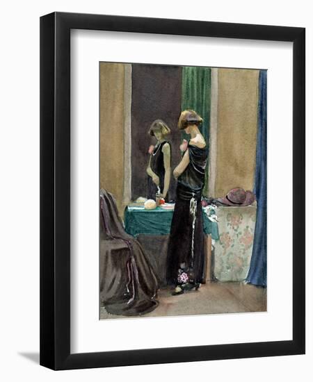 Costume Study, Regent Street Model-Judith Ackland-Framed Giclee Print