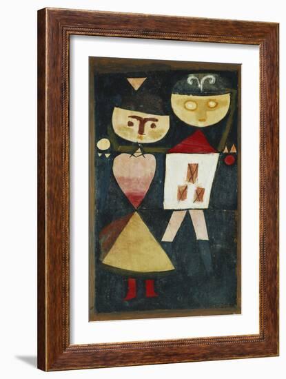 Costumed Couple-Paul Klee-Framed Giclee Print