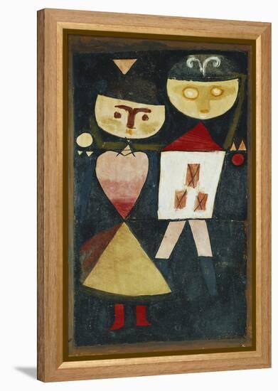 Costumed Couple-Paul Klee-Framed Premier Image Canvas