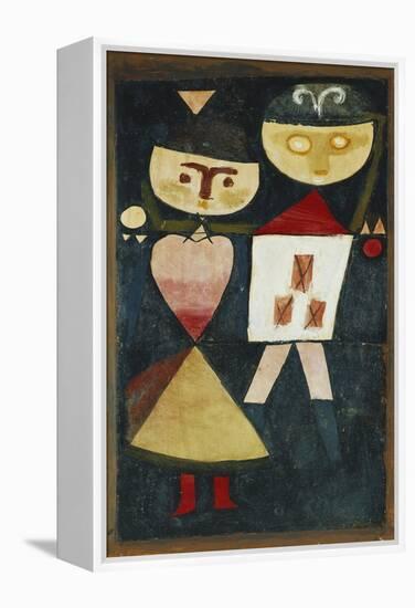 Costumed Couple-Paul Klee-Framed Premier Image Canvas