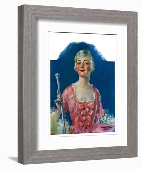 "Costumed Woman,"December 10, 1927-William Haskell Coffin-Framed Giclee Print