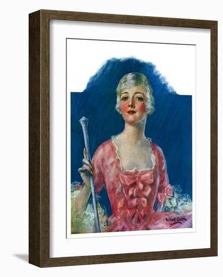 "Costumed Woman,"December 10, 1927-William Haskell Coffin-Framed Giclee Print