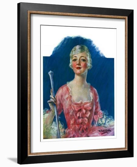 "Costumed Woman,"December 10, 1927-William Haskell Coffin-Framed Giclee Print