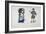 Costumes De Paris a Traversles Siecles-Cosson and Smeeton-Framed Giclee Print