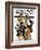 "Costumes for Play," Saturday Evening Post Cover, November 17, 1928-Eugene Iverd-Framed Giclee Print