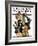 "Costumes for Play," Saturday Evening Post Cover, November 17, 1928-Eugene Iverd-Framed Giclee Print