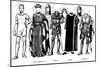 'Costumes of Men and Women as Worn in the Period When Henry V Reigned', c1934-Unknown-Mounted Giclee Print