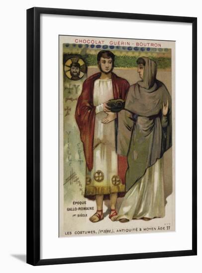 Costumes of Roman Gaul, 1st Century-null-Framed Giclee Print