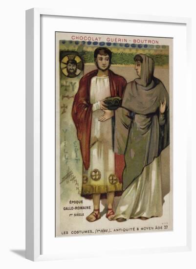 Costumes of Roman Gaul, 1st Century-null-Framed Giclee Print
