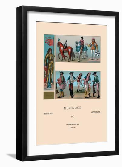 Costumes of the Knighthood-Racinet-Framed Art Print