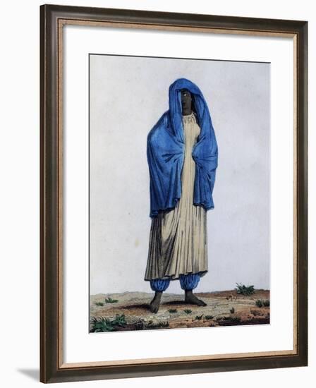 Costumes of Women from Lower Nubia Region-null-Framed Giclee Print