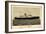 Cosulich Line, M.S. Saturnia, Vulcania, Dampfschiff-null-Framed Giclee Print