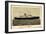 Cosulich Line, M.S. Saturnia, Vulcania, Dampfschiff-null-Framed Giclee Print