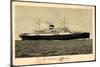 Cosulich Line, M.S. Saturnia, Vulcania, Dampfschiff-null-Mounted Giclee Print