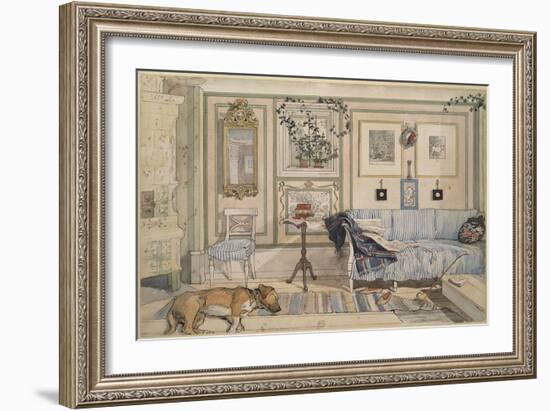 Cosy Corner, from 'A Home' Series, c.1895-Carl Larsson-Framed Giclee Print