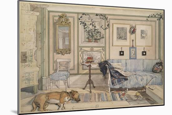 Cosy Corner, from 'A Home' Series, c.1895-Carl Larsson-Mounted Giclee Print