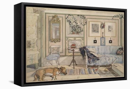 Cosy Corner, from 'A Home' Series, c.1895-Carl Larsson-Framed Premier Image Canvas