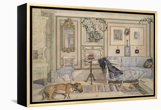 Cosy Corner, from 'A Home' Series, c.1895-Carl Larsson-Framed Premier Image Canvas