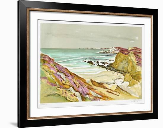 Côte Bretonne, environs de Concarneau-Louis Vuillermoz-Framed Collectable Print