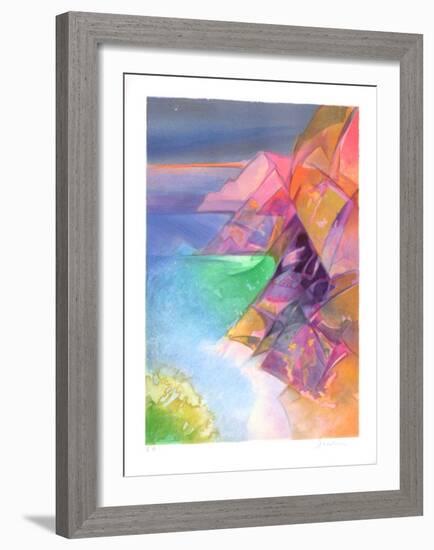 Cote d'Azur - Cap Esterel-Camille Hilaire-Framed Collectable Print