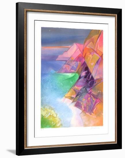 Cote d'Azur - Cap Esterel-Camille Hilaire-Framed Collectable Print